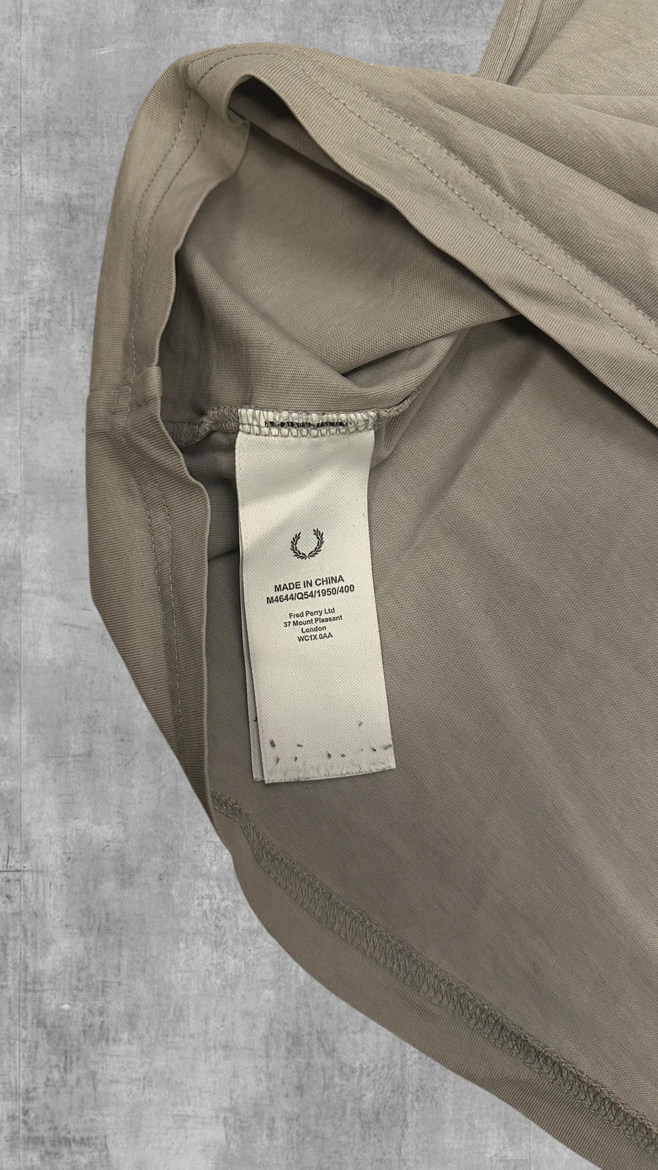 Fred Perry Taped T-shirt Grau S