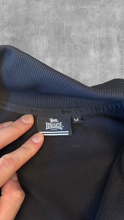 Lonsdale London Trainingsjacke Grau Schwarz M