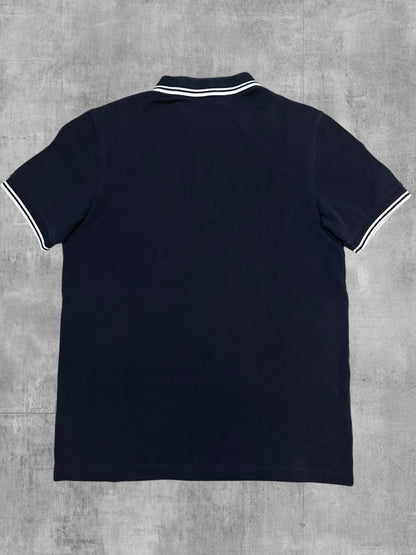 Fred Perry Polo Shirt Schwarz Weiß M
