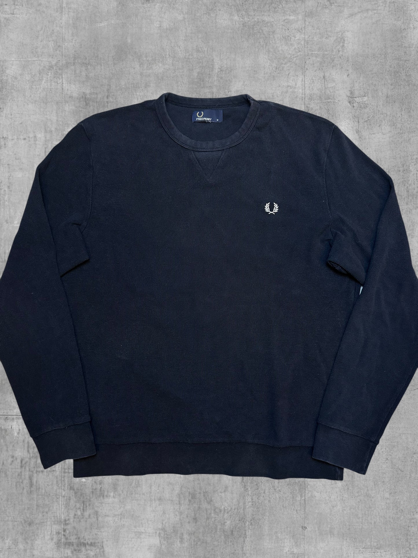 Fred Perry Sweatshirt Schwarz M