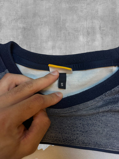 Ellesse Sweatshirt Navy Blau Weiß S