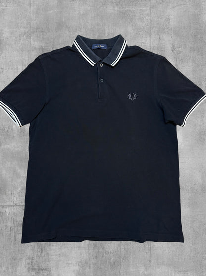 Fred Perry Polo Shirt Schwarz L