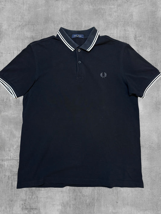 Fred Perry Polo Shirt Schwarz L