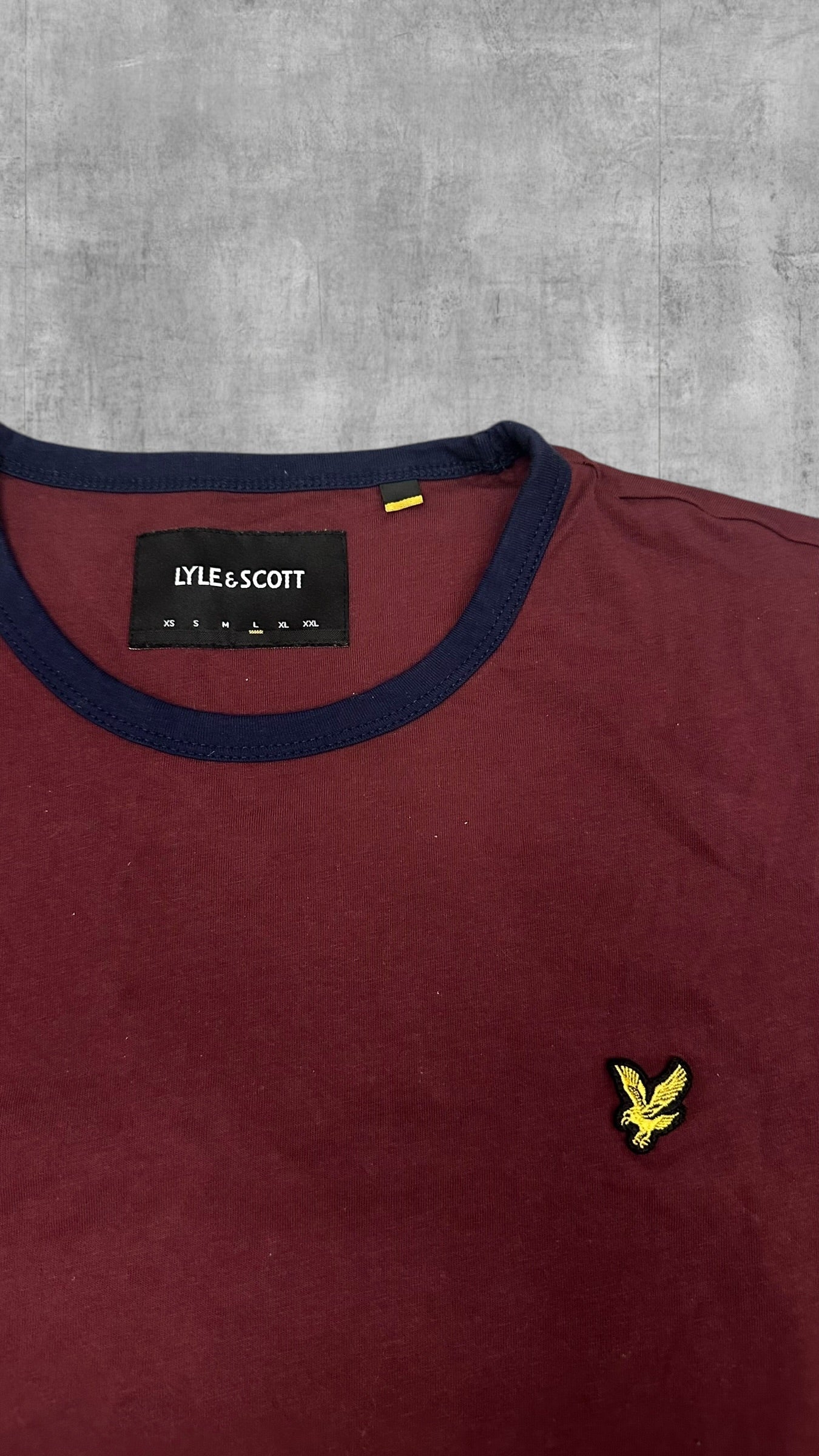 Lyle & Scott T-shirt Weinrot L