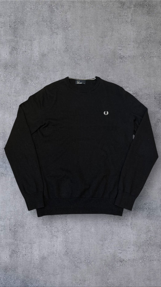 Fred Perry Sweatshirt Schwarz M
