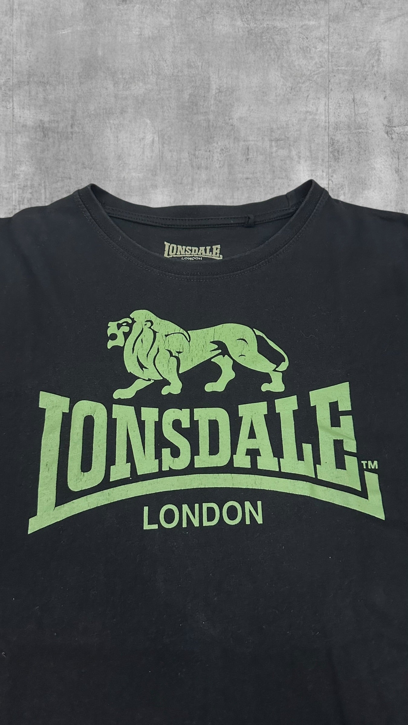 Lonsdale London T-Shirt Schwarz Khaki XL