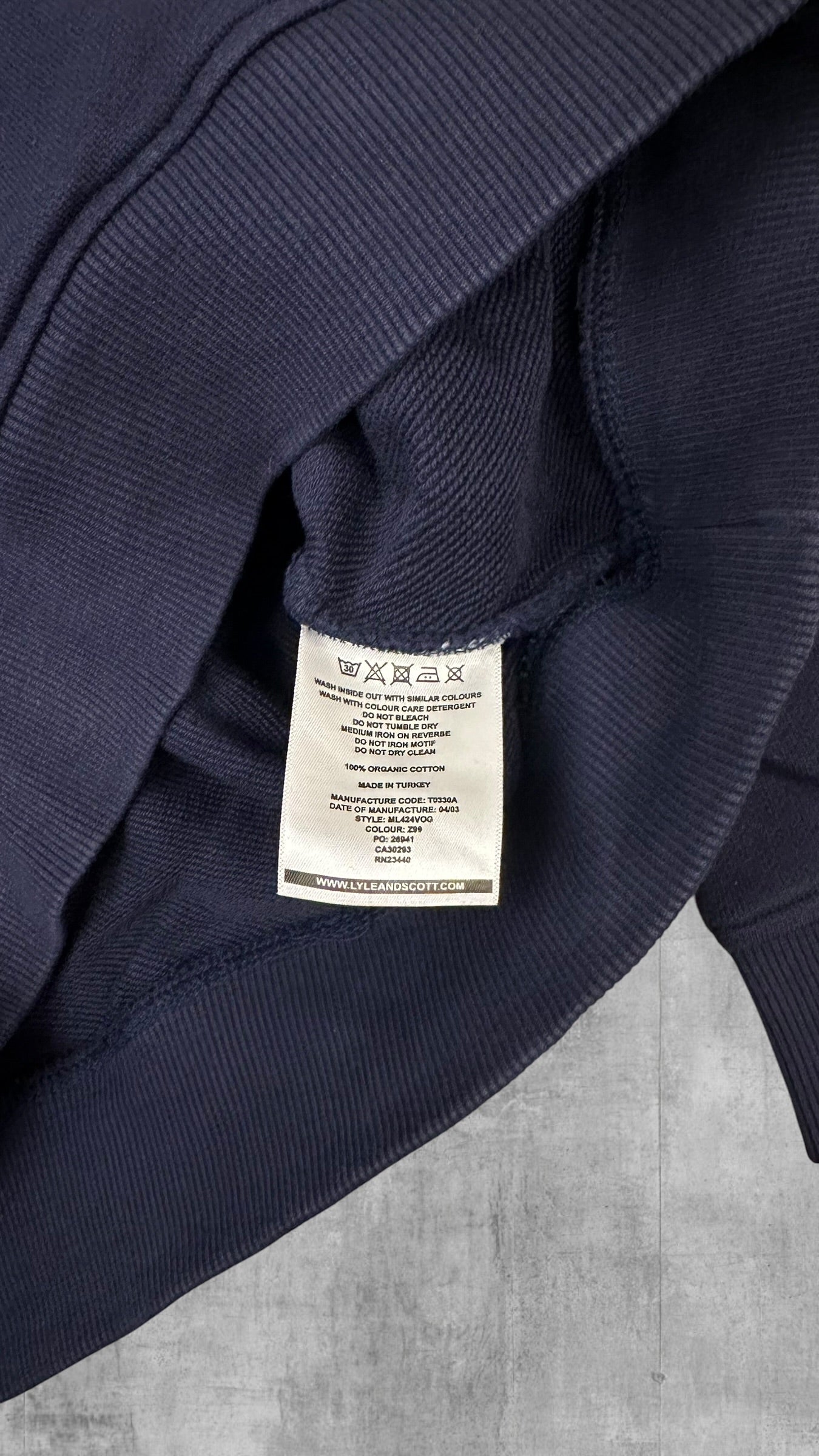 Lyle & Scott Sweatshirt Navy Blau XS