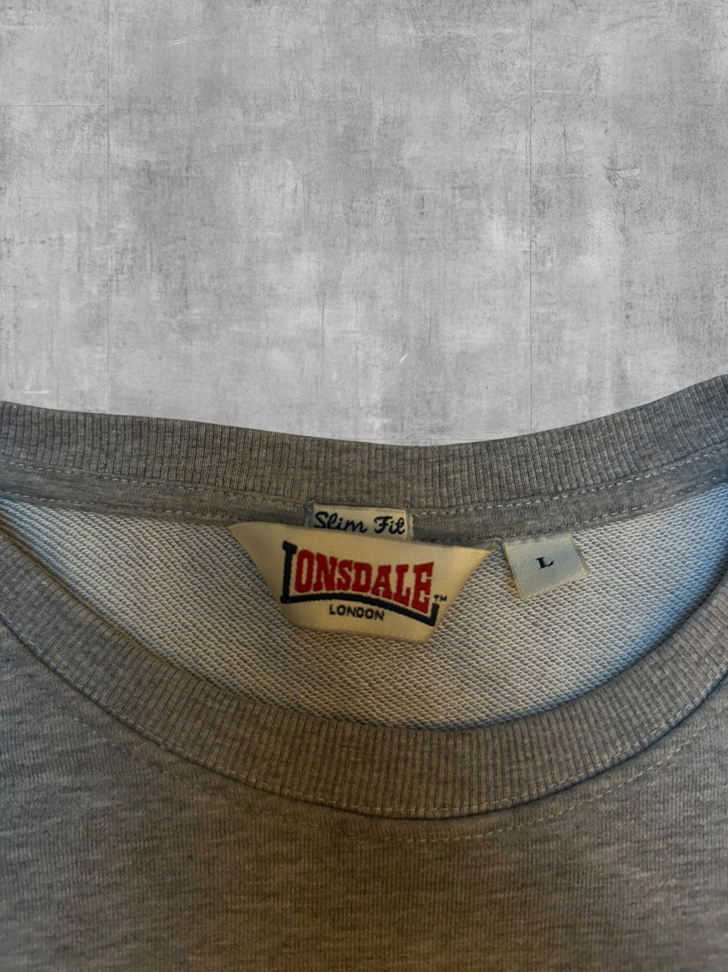Lonsdale London Sweatshirt Grau L