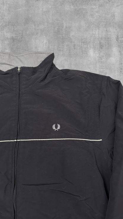 Fred Perry Regenjacke Windbreaker Schwarzblau XL
