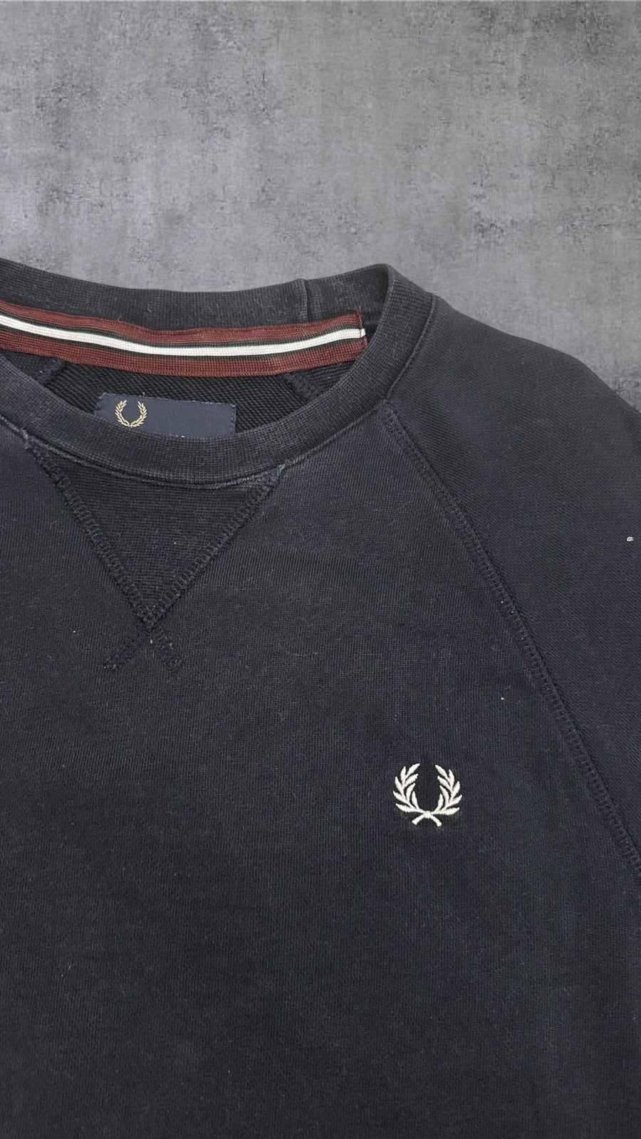 Fred Perry Sweatshirt Navy Blau XS