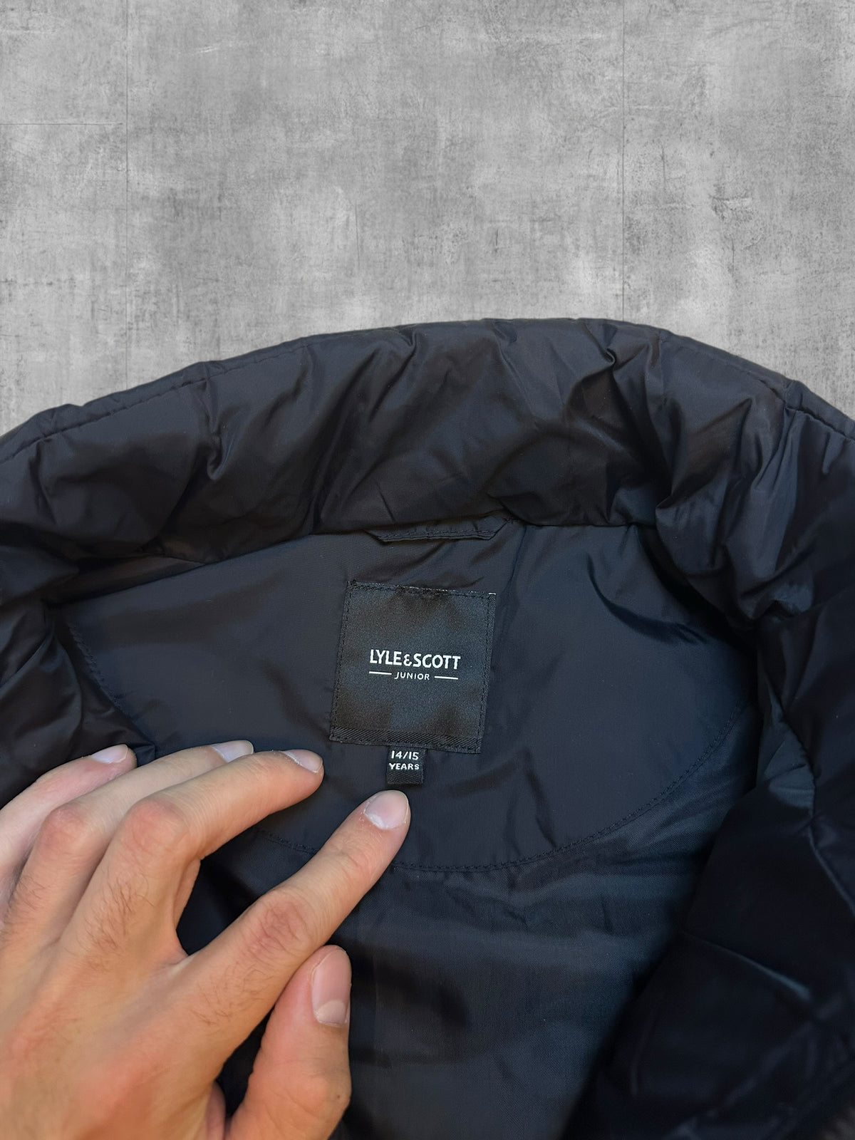 Lyle & Scott Daunenweste Schwarz S