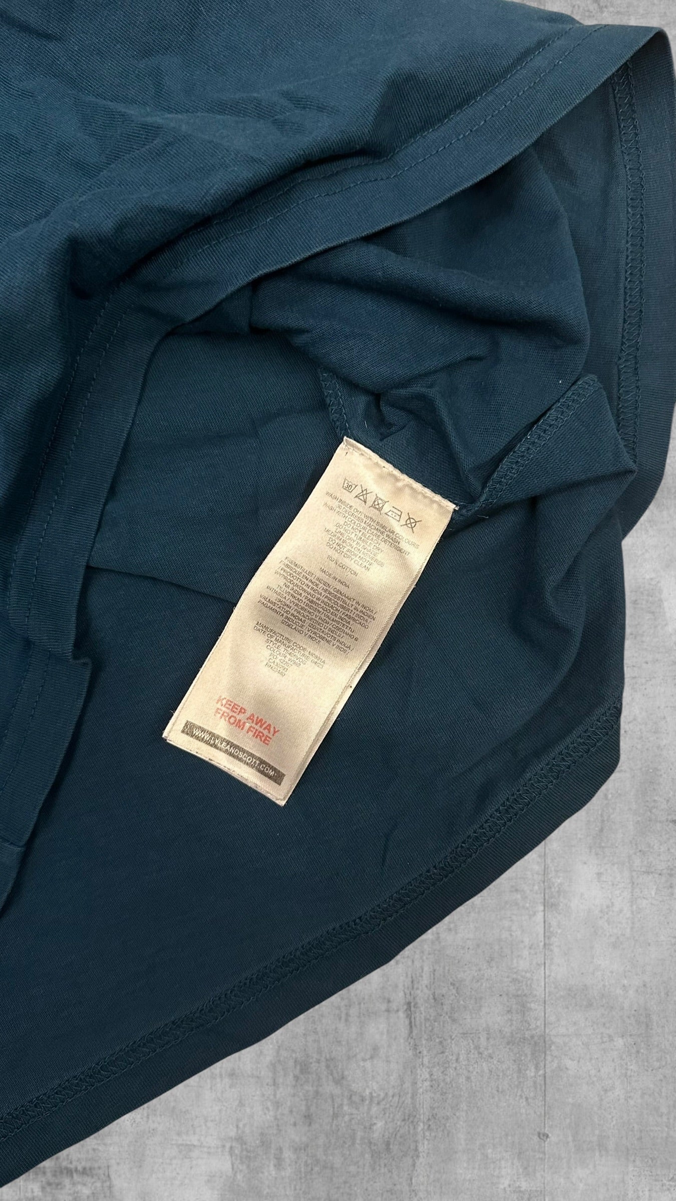 Lyle & Scott T-shirt Türkis Blau M