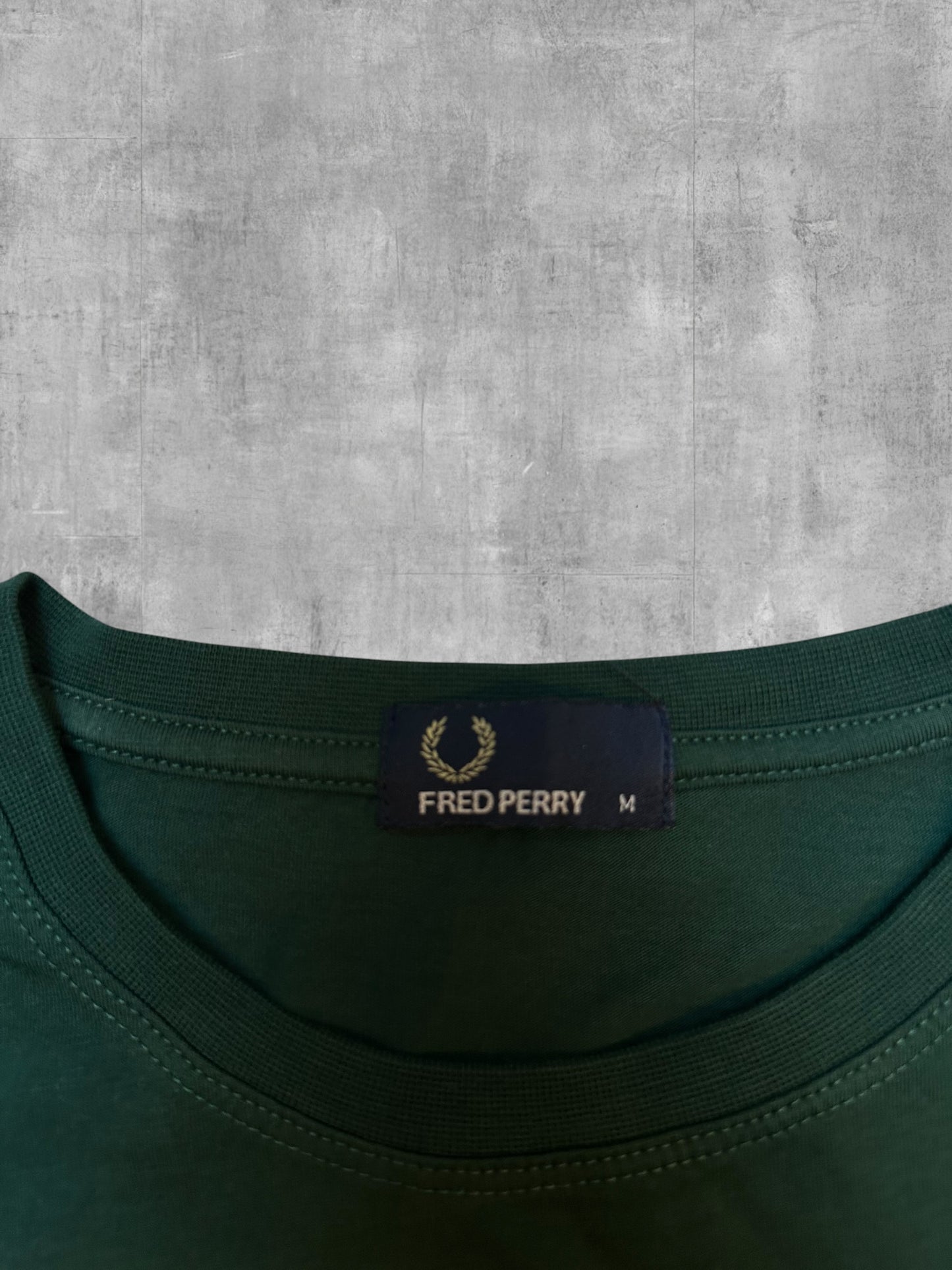 Fred Perry T-shirt Dunkelgrün M