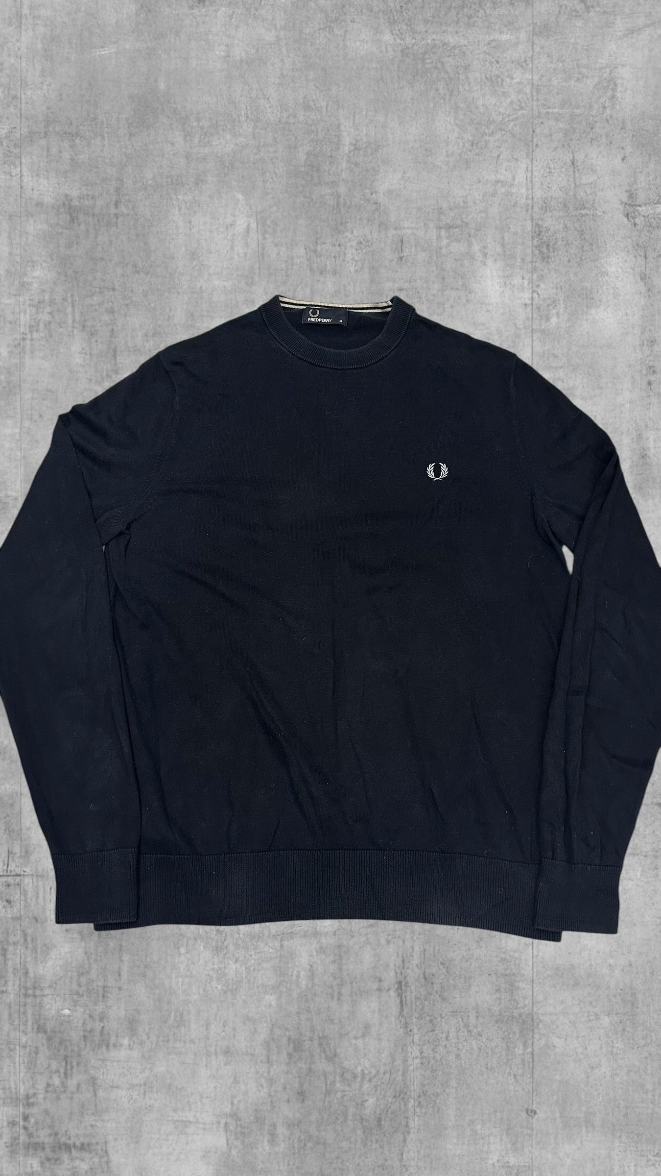 Fred Perry Sweatshirt Schwarzblau M
