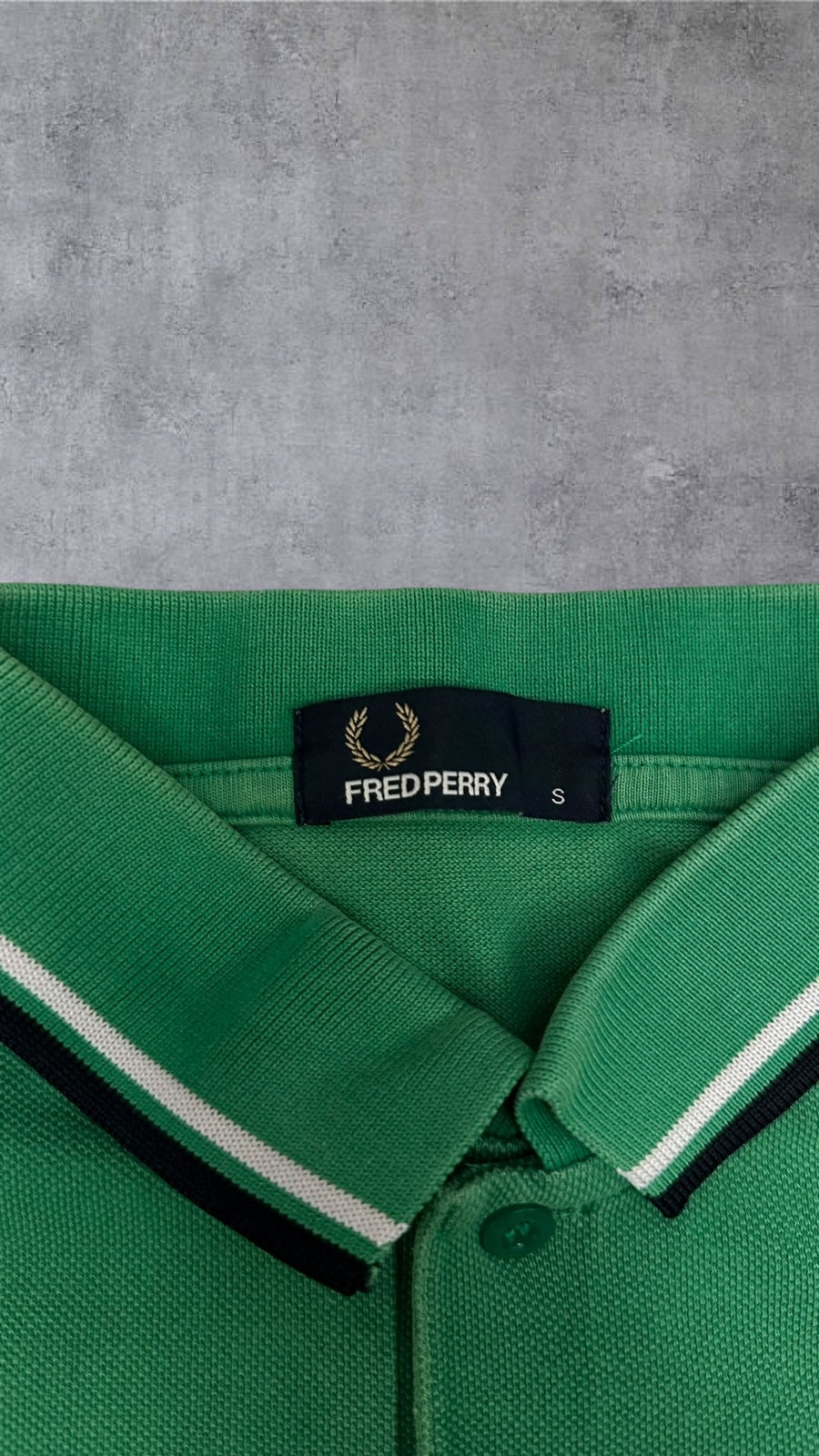 Fred Perry Polo Shirt Grün S