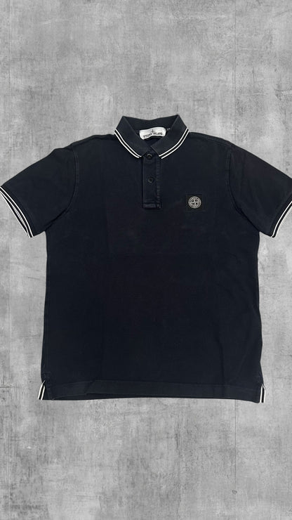 Stone Island Polo Shirt Schwarz S Slim Fit
