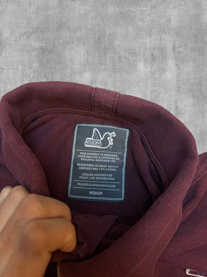 Peaceful Hooligan Polo Shirt Weinrot M