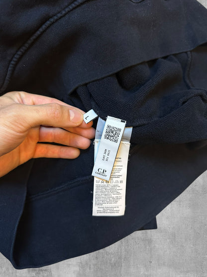 C.P. Company Quarter Zip Pullover Schwarz L
