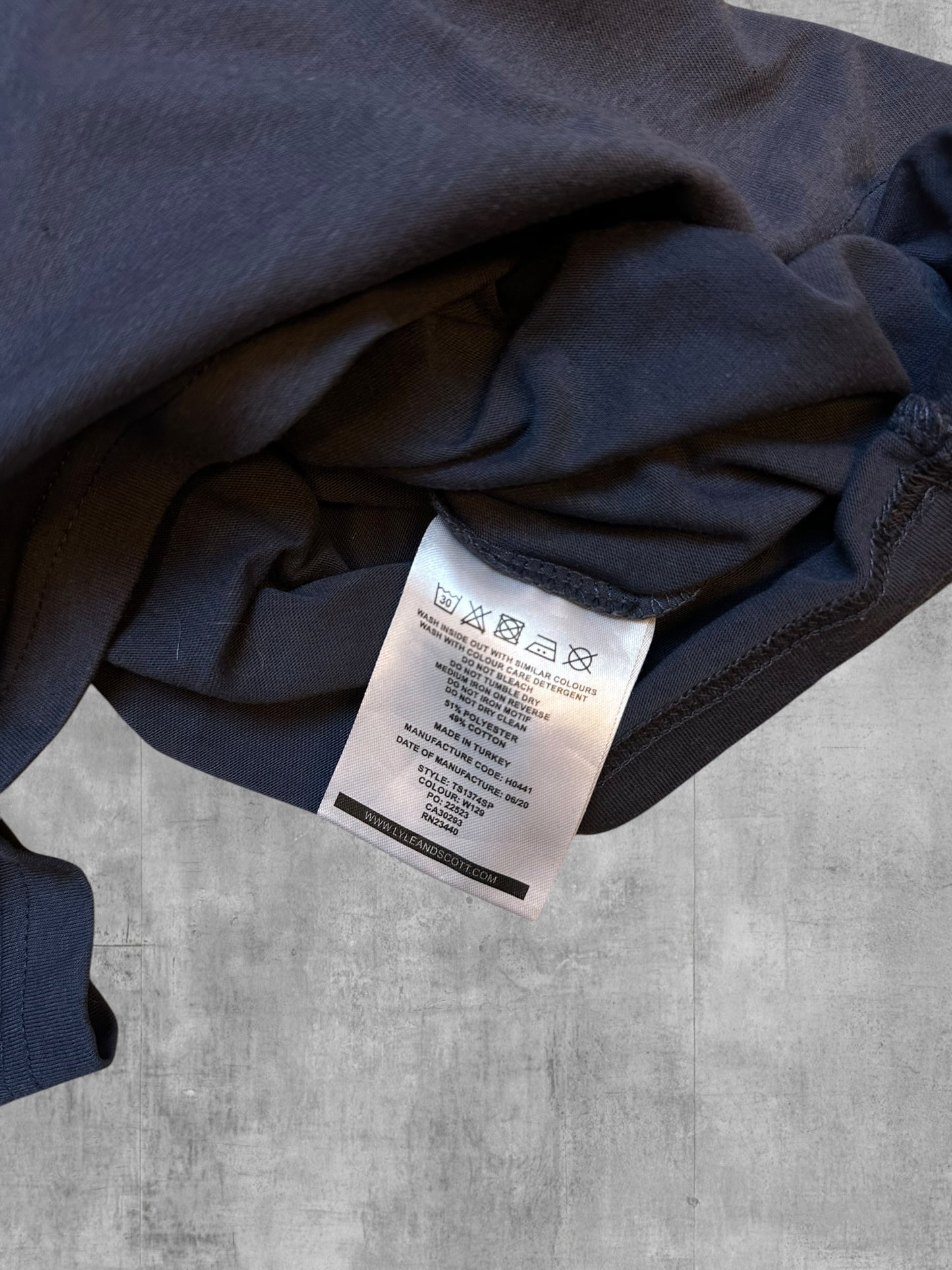 Lyle & Scott T-shirt Grau Schwarz L