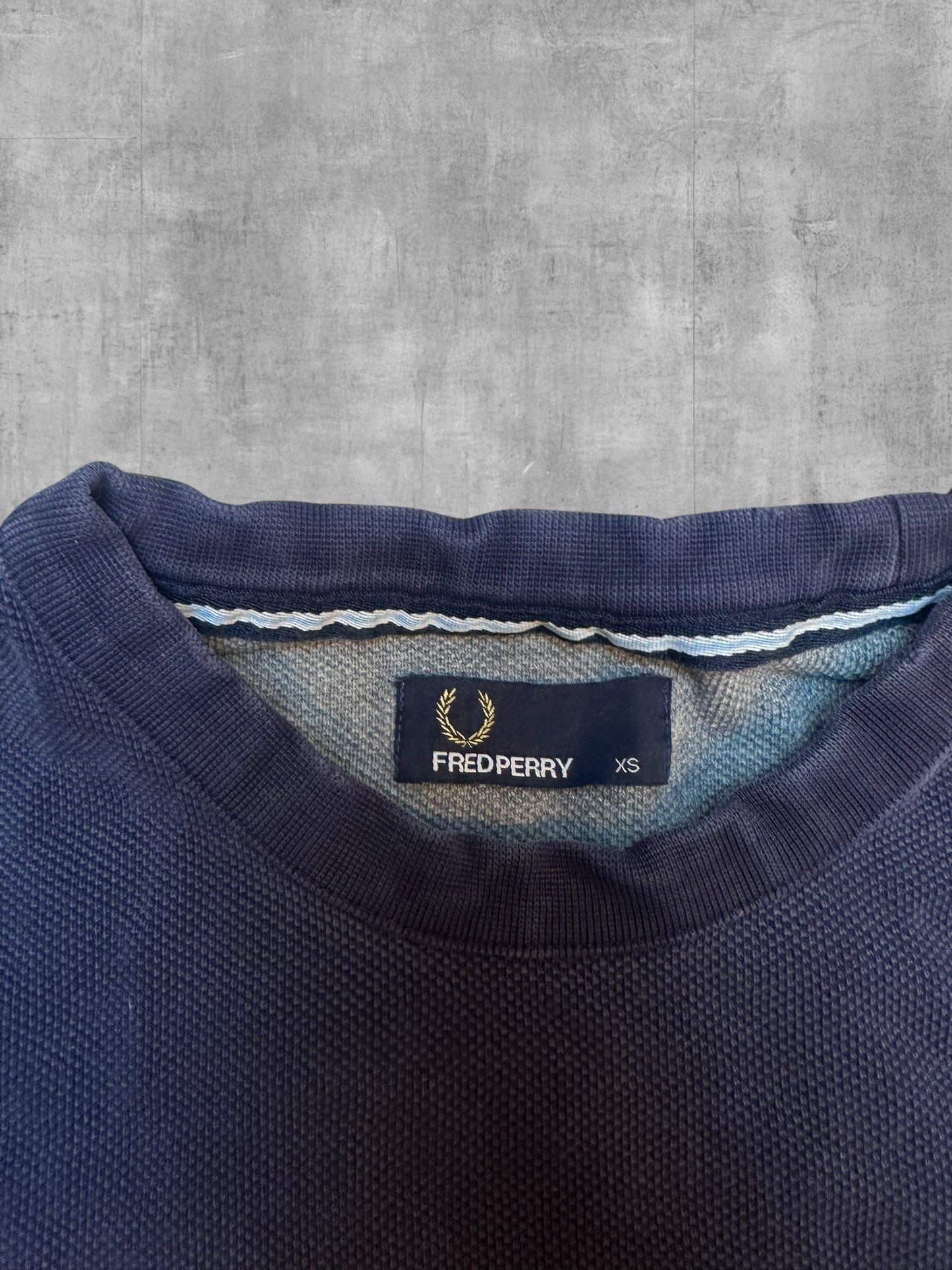 Fred Perry Sweatshirt Navy Blau XS