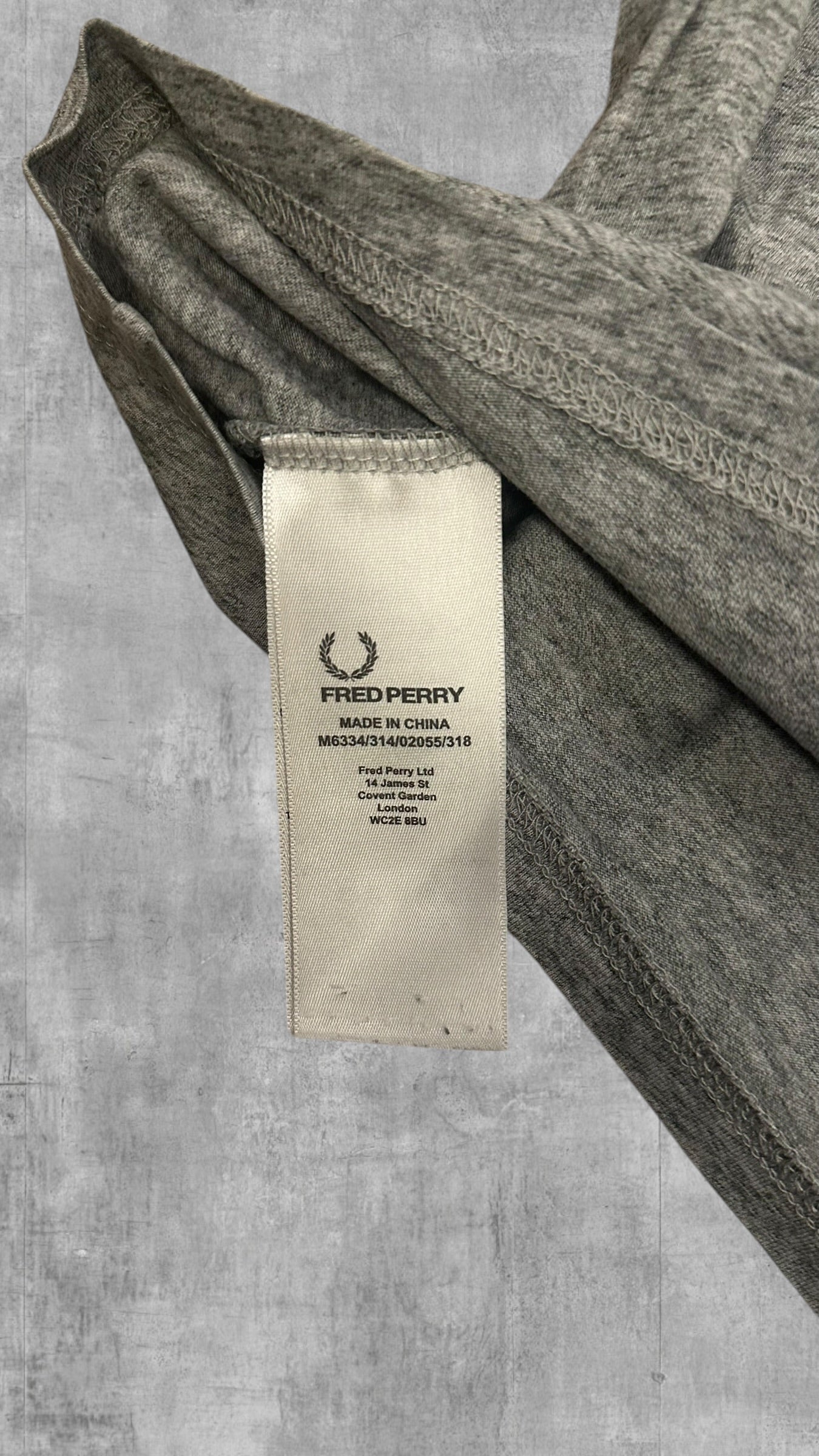 Fred Perry T-Shirt Grau XL