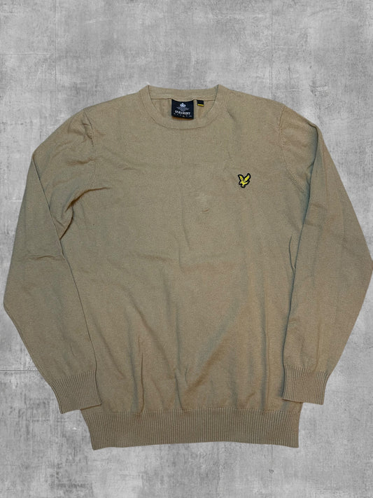 Lyle & Scott Strick Sweatshirt Beige L