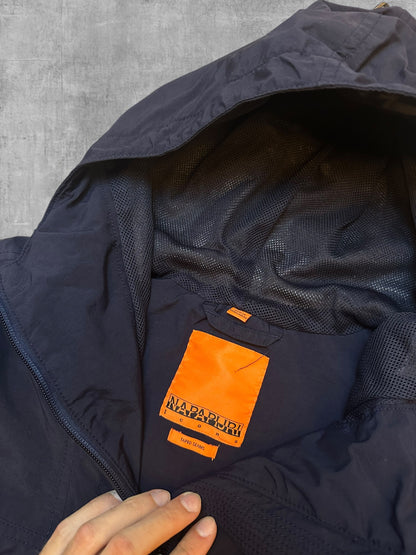 Napapijri Windbreaker Regenjacke Navy Blau M