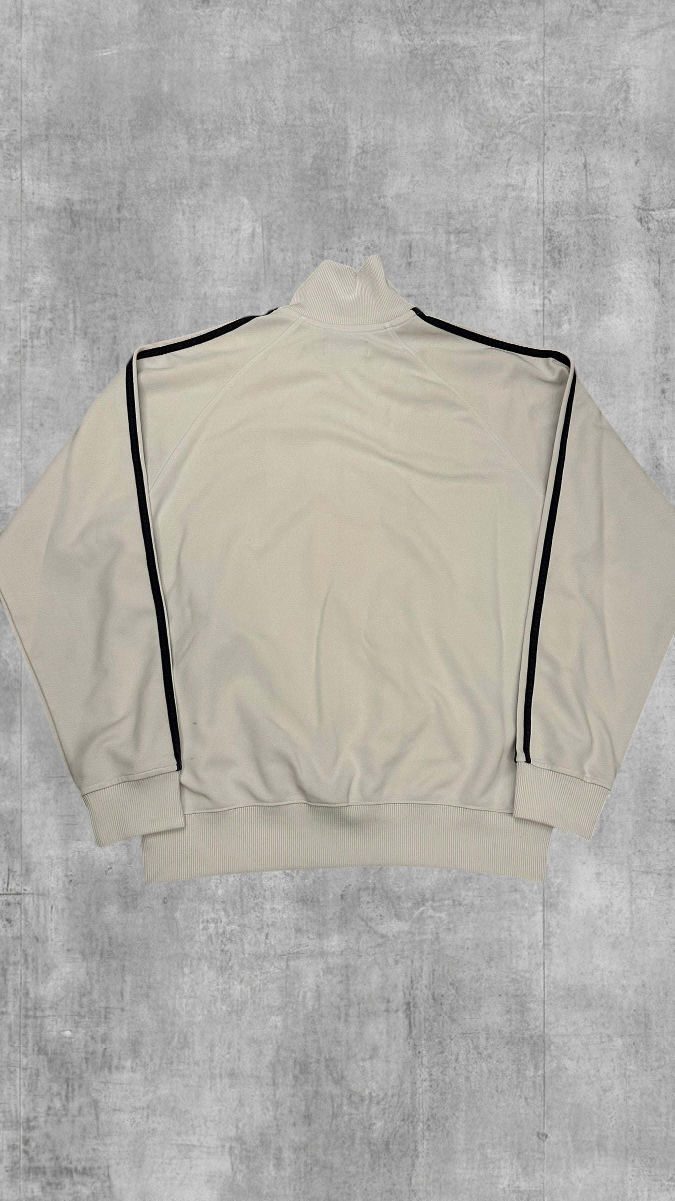 Fred Perry Vintage Taped Trainingsjacke Weiß Schwarz M
