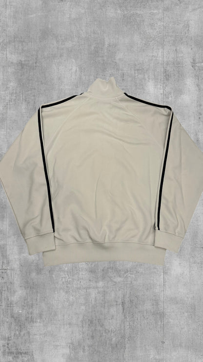 Fred Perry Vintage Taped Trainingsjacke Weiß Schwarz M