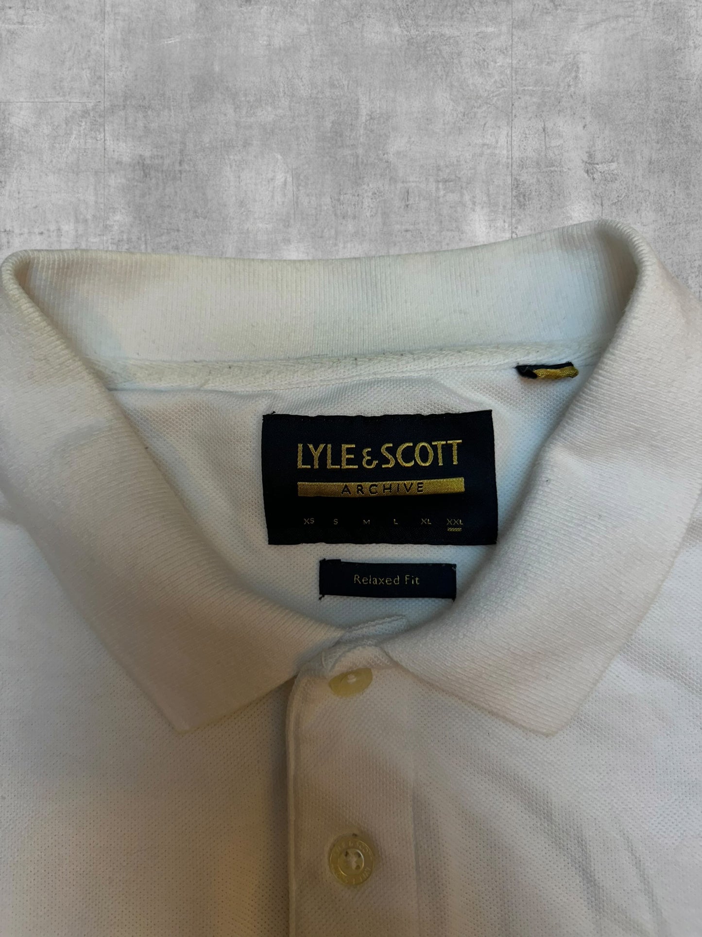 Lyle & Scott Polo Shirt Weiß XXL