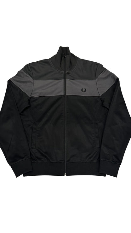 Fred Perry Trainingsjacke Schwarz Grau S