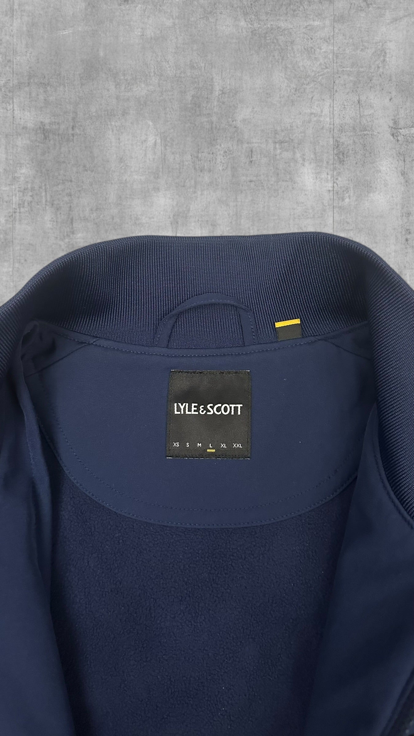 Lyle & Scott Softshelljacke Regenjacke Navy Blau L