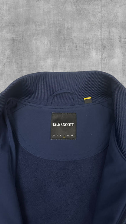 Lyle & Scott Softshelljacke Regenjacke Navy Blau L