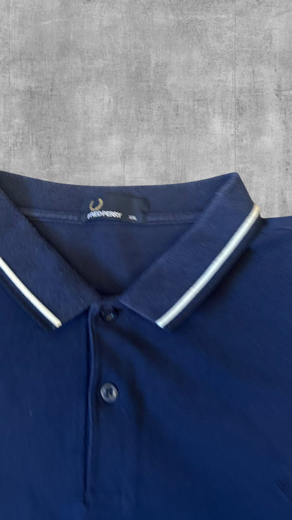 Fred Perry Polo Shirt Navy Blau XXL