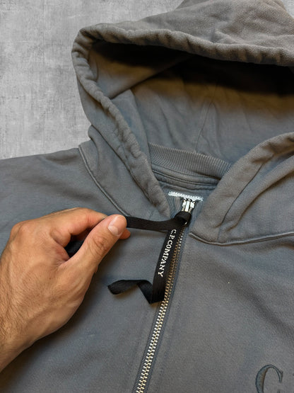 C.P. Company Zip Hoodie Grau S