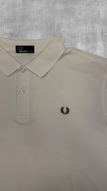 Fred Perry Polo Shirt Weiß XL