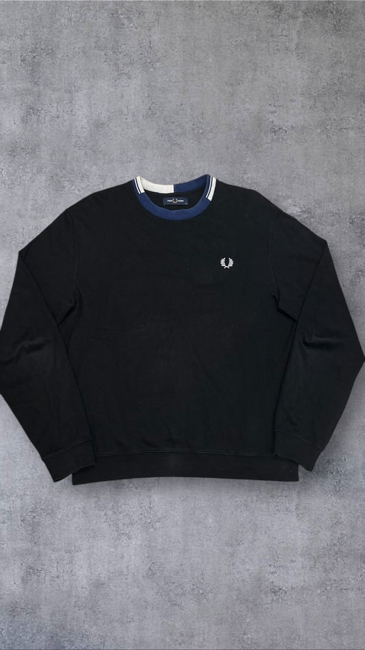 Fred Perry Sweatshirt Schwarz M