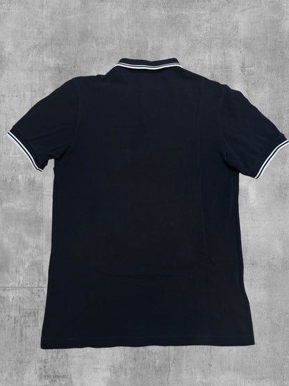 Fred Perry Polo Shirt Schwarz Weiß S