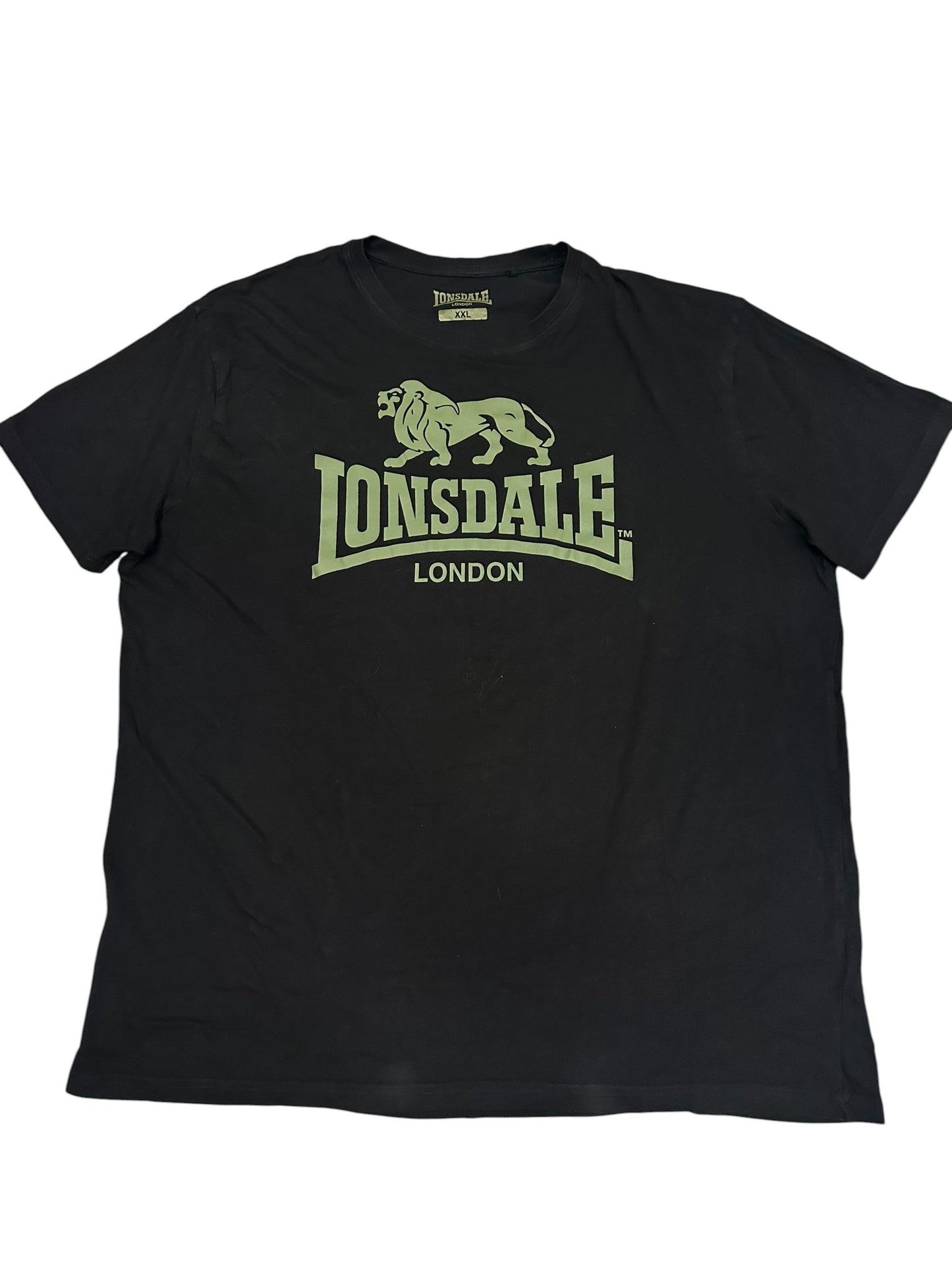 Lonsdale London T-Shirt Schwarz Khaki XXL