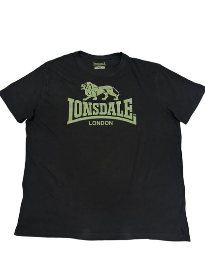 Lonsdale London T-Shirt Schwarz Khaki XXL
