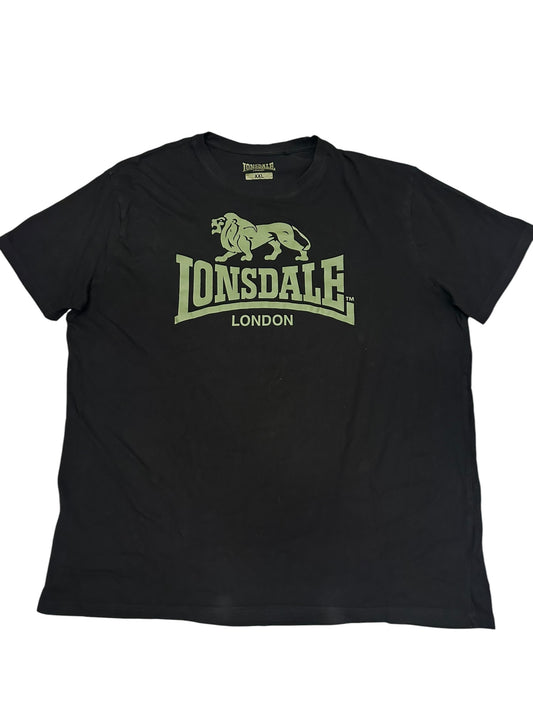 Lonsdale London T-Shirt Schwarz Khaki XXL