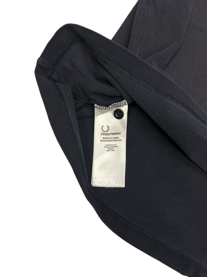 Fred Perry Polo Shirt Schwarz Weiß L
