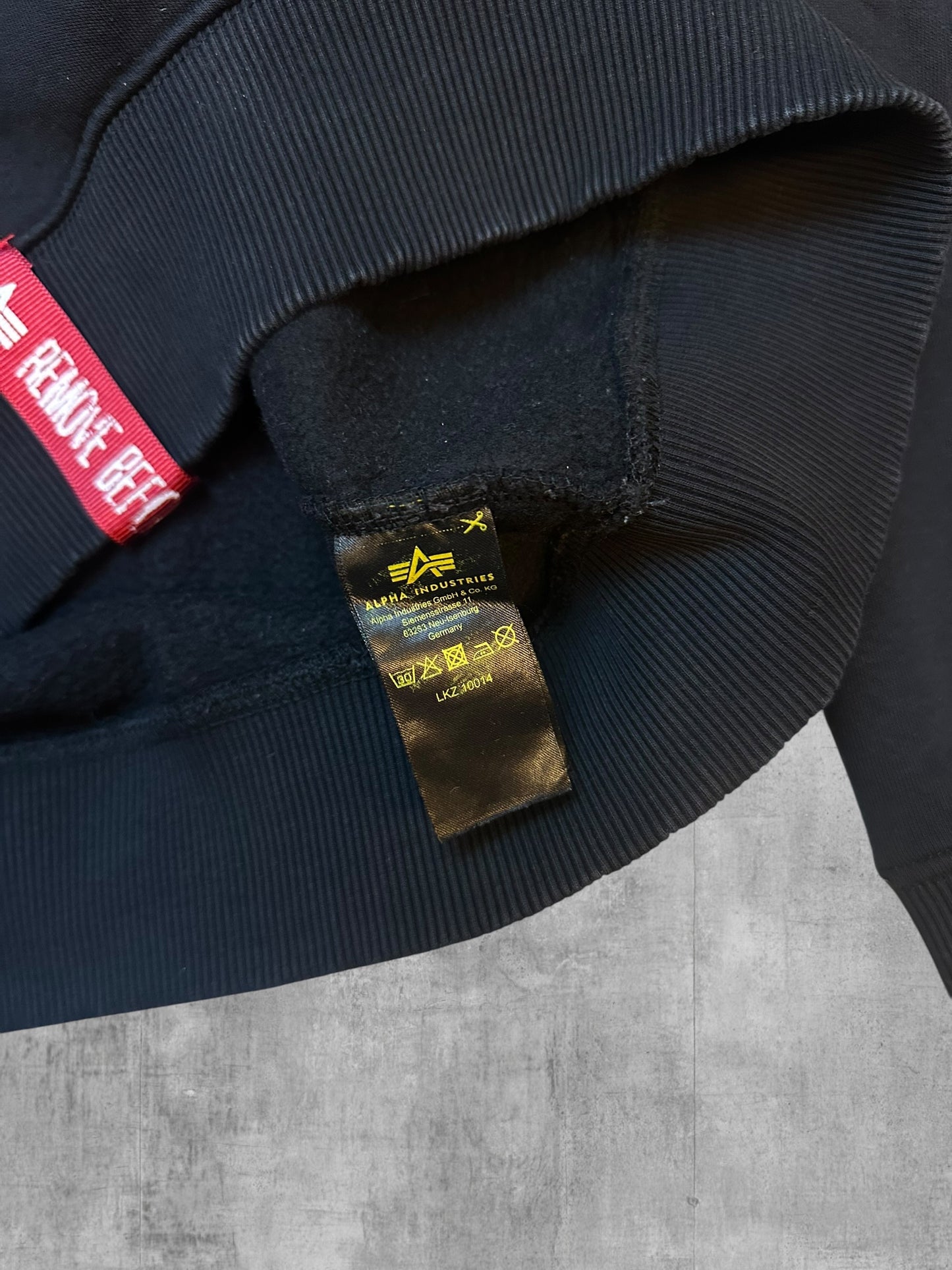 Alpha Industries Sweatshirt Schwarz M