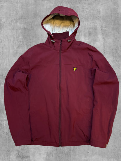 Lyle & Scott Regenjacke Übergangsjacke Weinrot L