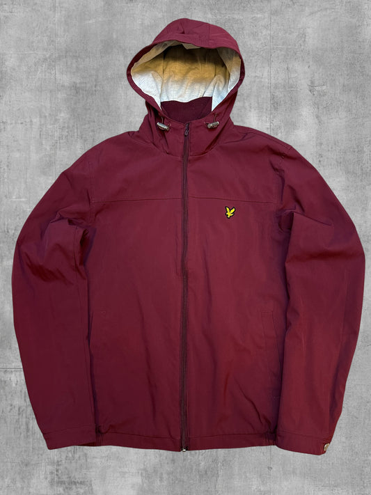 Lyle & Scott Regenjacke Übergangsjacke Weinrot L