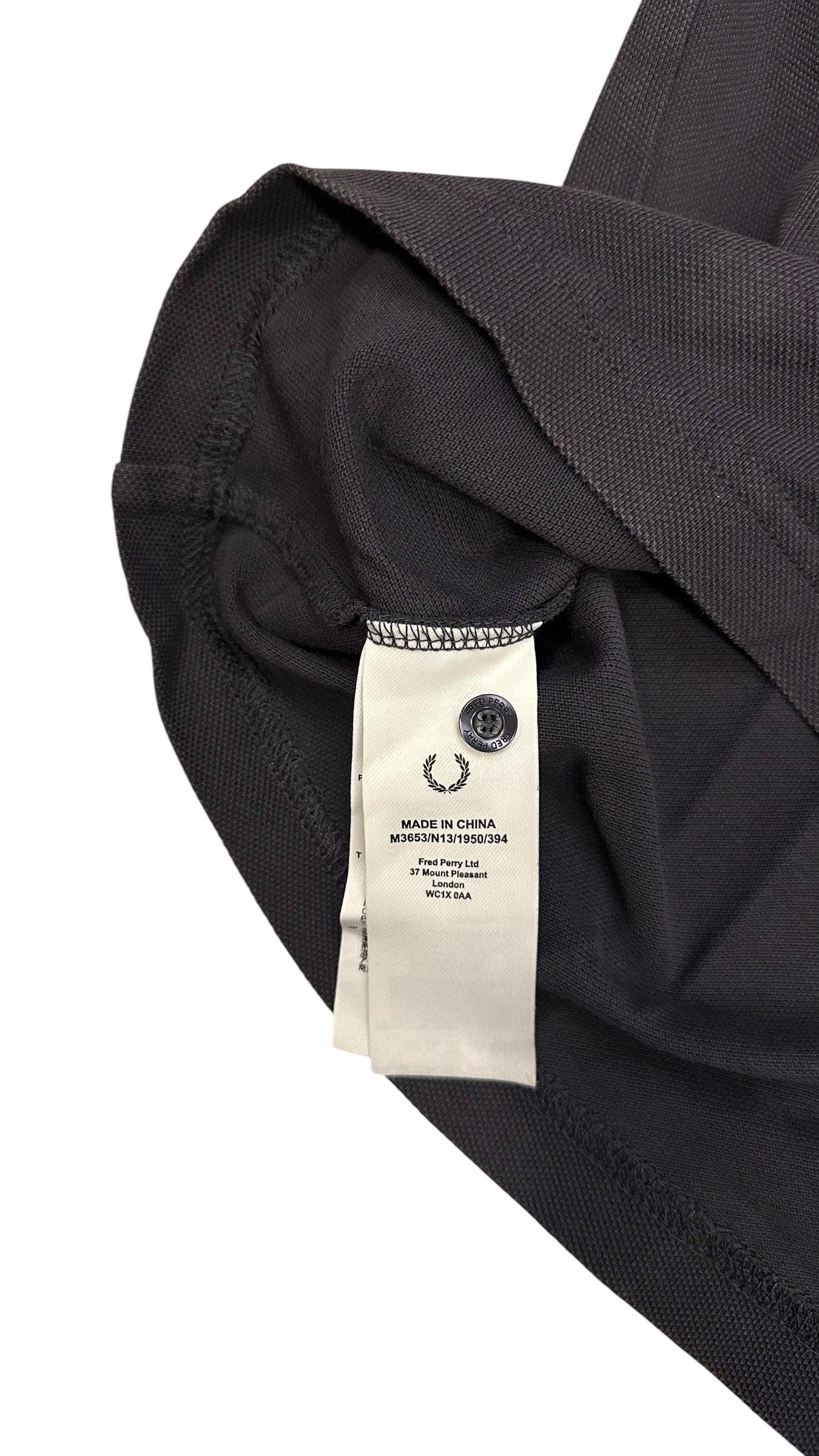 Fred Perry Polo Shirt Dunkelgrau L