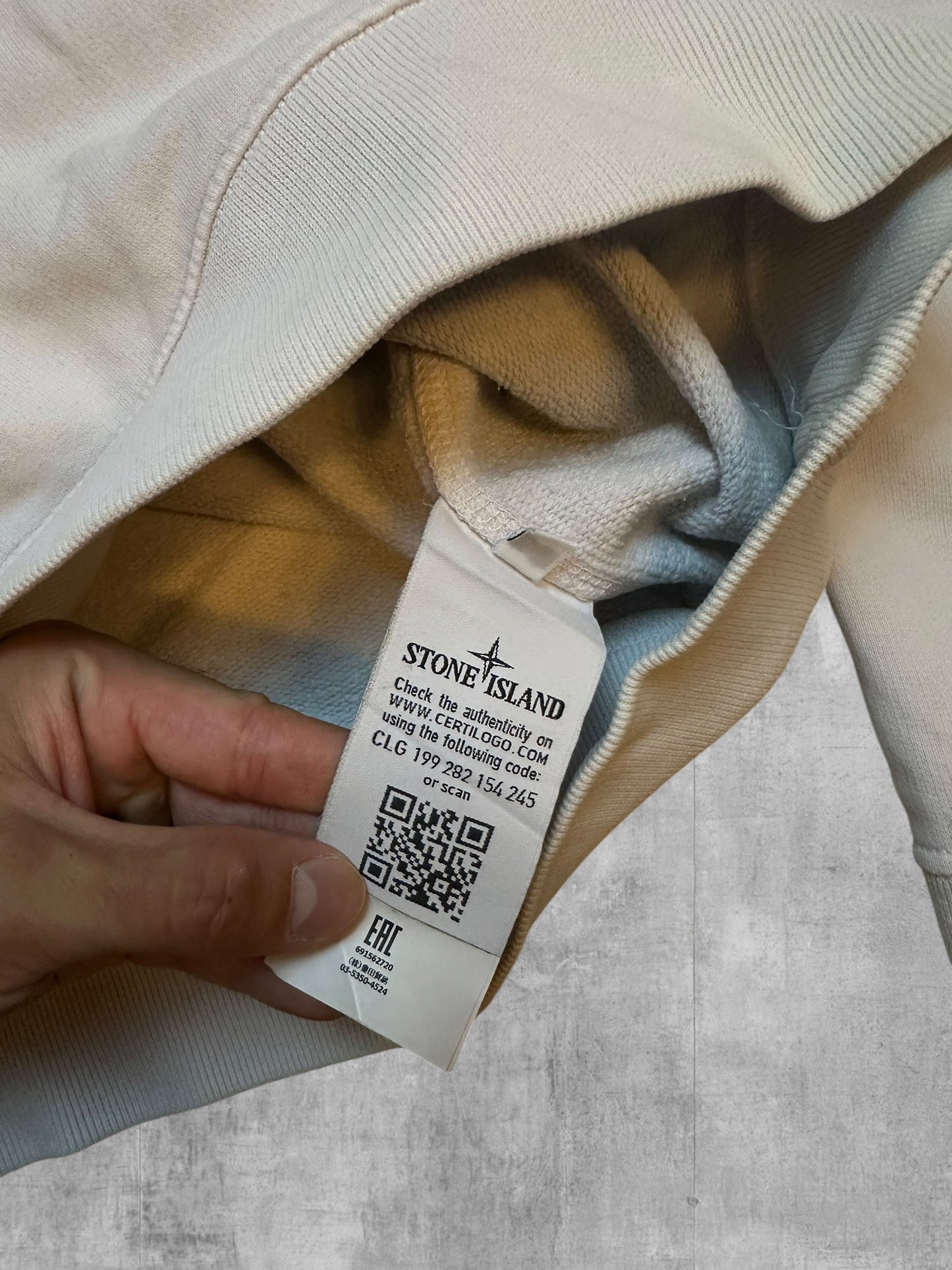 Stone Island Sweatshirt Weiß S