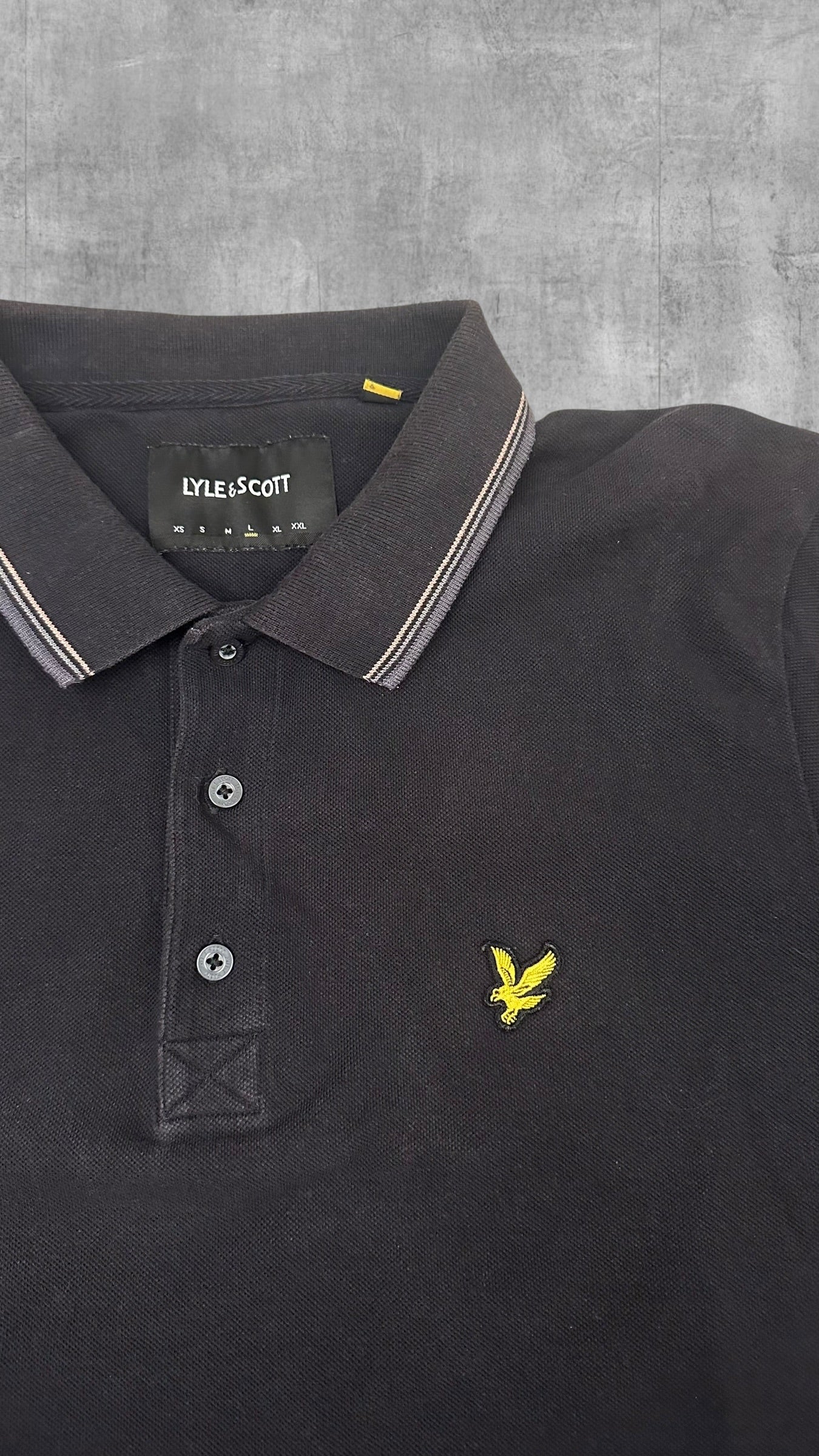 Lyle & Scott Polo Shirt Schwarz L