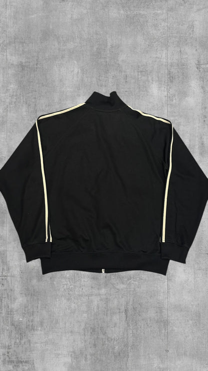 Vintage Fred Perry Trainingsjacke Taped Zip Jacke Schwarz L