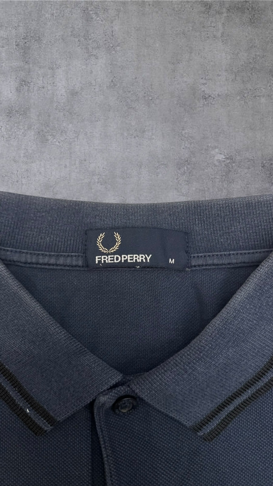 Fred Perry Polo Shirt Navy Blau M